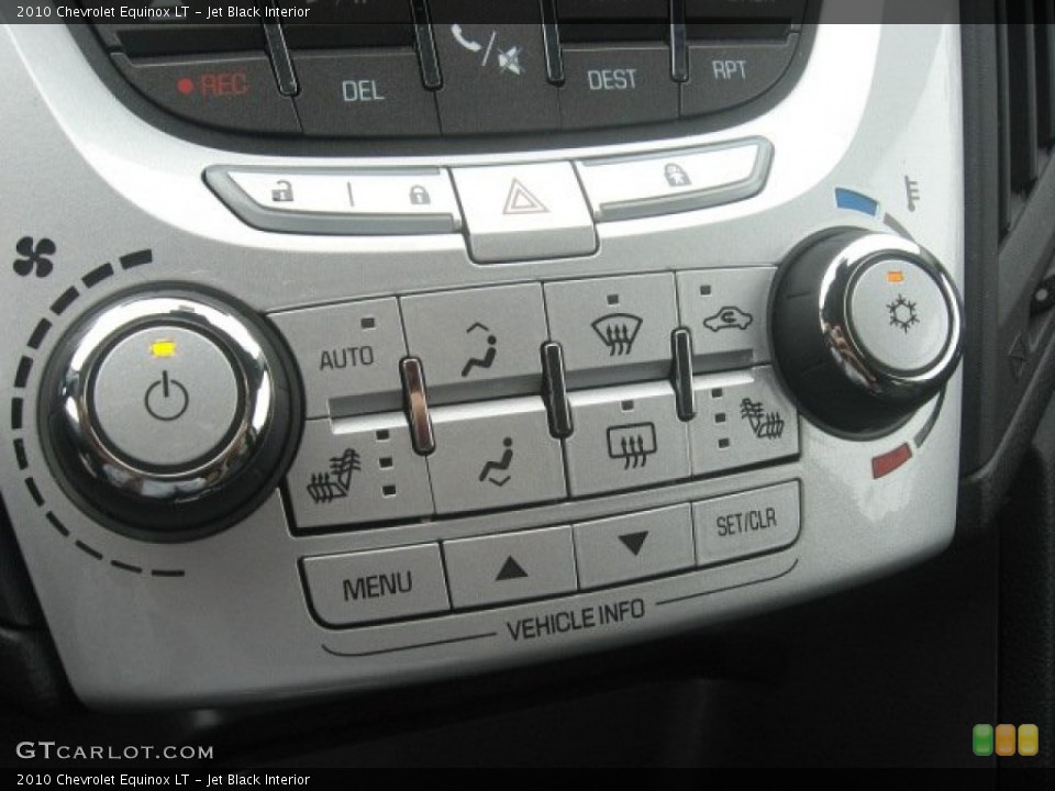 Jet Black Interior Controls for the 2010 Chevrolet Equinox LT #54490280