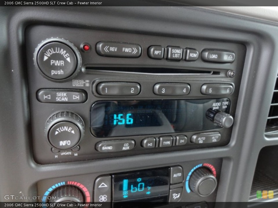 Pewter Interior Audio System for the 2006 GMC Sierra 2500HD SLT Crew Cab #54491808
