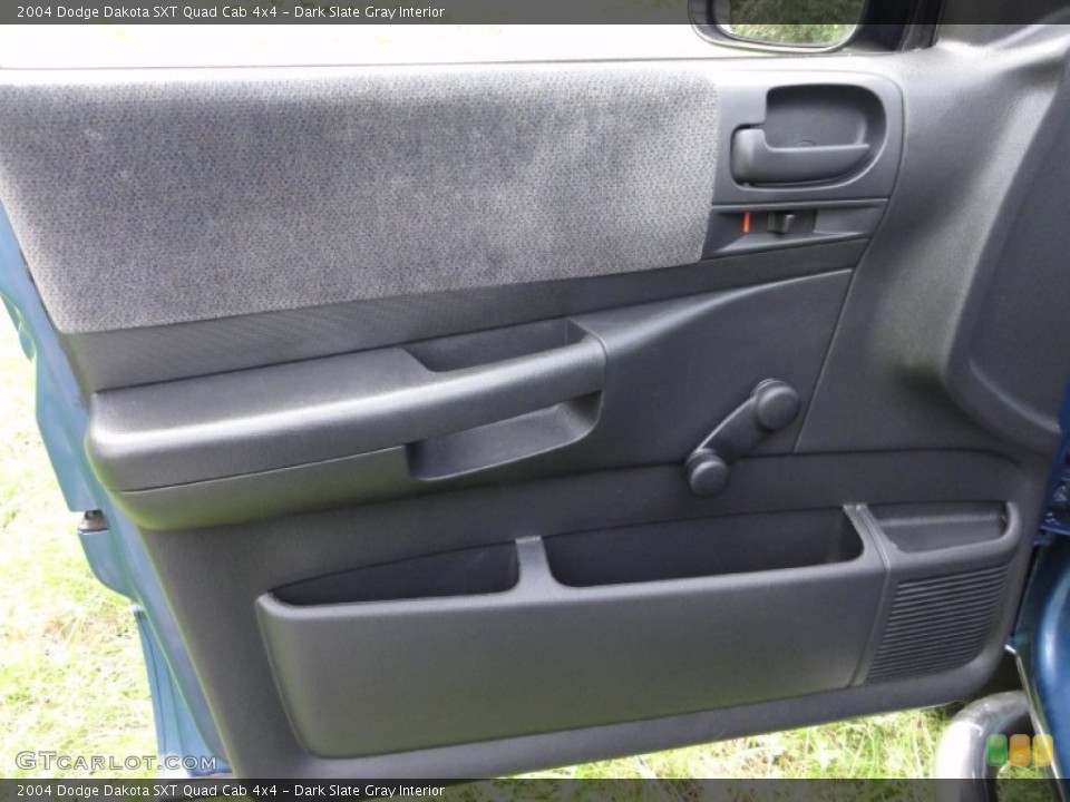 Dark Slate Gray Interior Door Panel for the 2004 Dodge Dakota SXT Quad Cab 4x4 #54491922