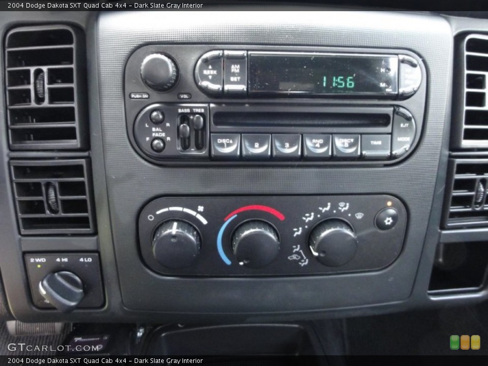 Dark Slate Gray Interior Audio System for the 2004 Dodge Dakota SXT Quad Cab 4x4 #54492077