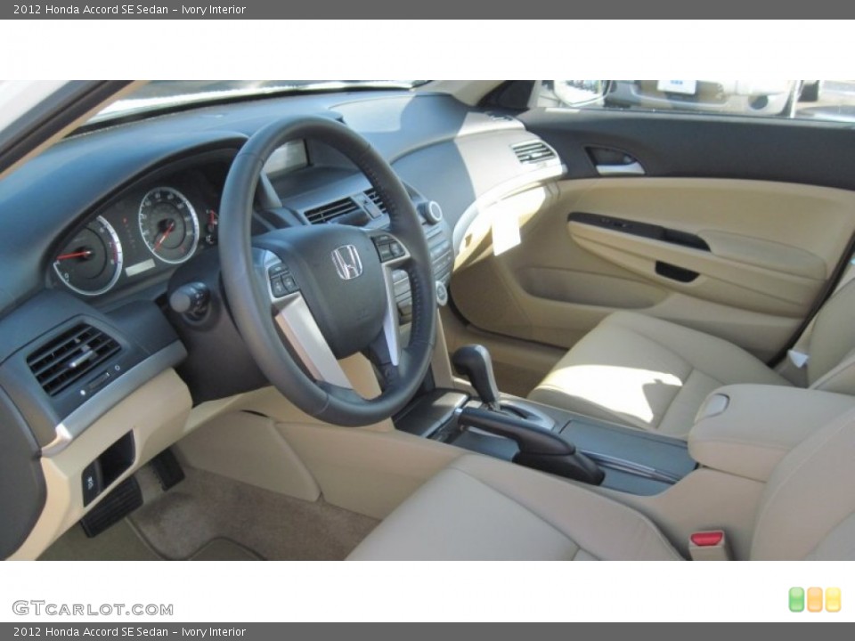 Ivory Interior Photo for the 2012 Honda Accord SE Sedan #54492796