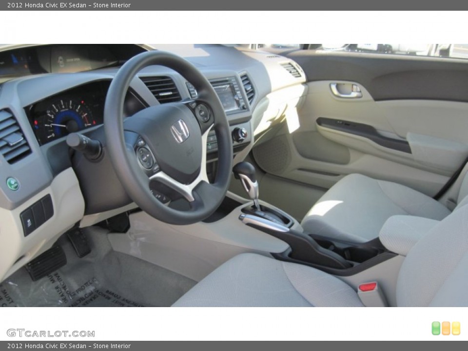 Stone Interior Photo for the 2012 Honda Civic EX Sedan #54492992