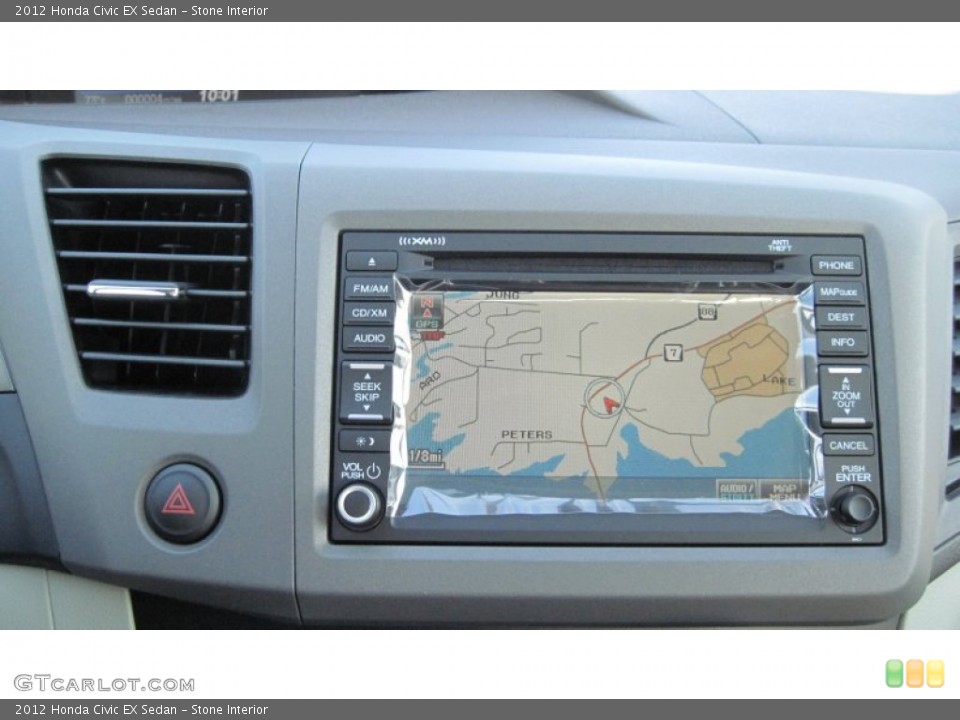 Stone Interior Navigation for the 2012 Honda Civic EX Sedan #54493067
