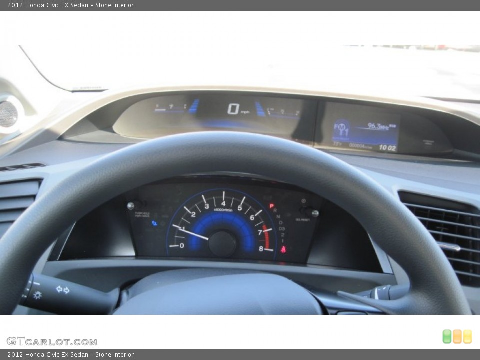 Stone Interior Gauges for the 2012 Honda Civic EX Sedan #54493082