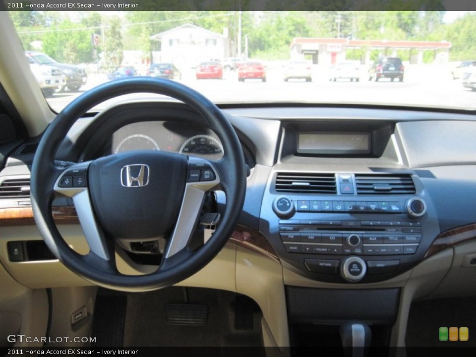 Ivory Interior Dashboard for the 2011 Honda Accord EX Sedan #54493678