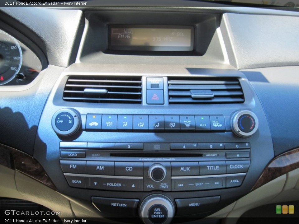 Ivory Interior Controls for the 2011 Honda Accord EX Sedan #54493713