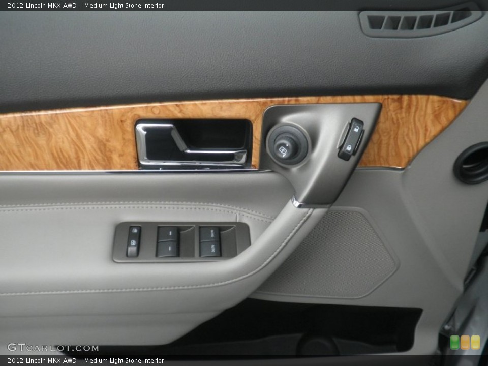 Medium Light Stone Interior Controls for the 2012 Lincoln MKX AWD #54494264