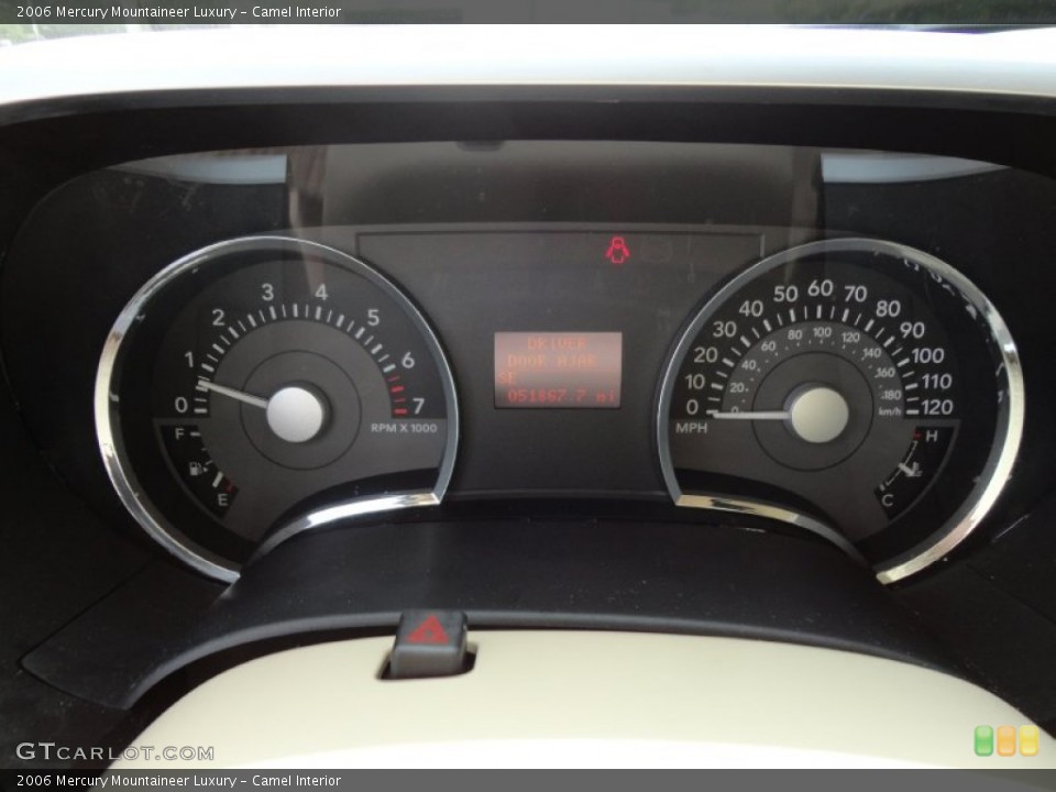 Camel Interior Gauges for the 2006 Mercury Mountaineer Luxury #54494519