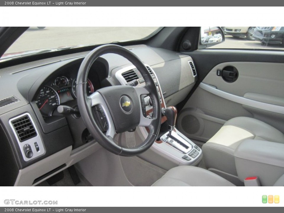 Light Gray Interior Steering Wheel for the 2008 Chevrolet Equinox LT #54494573