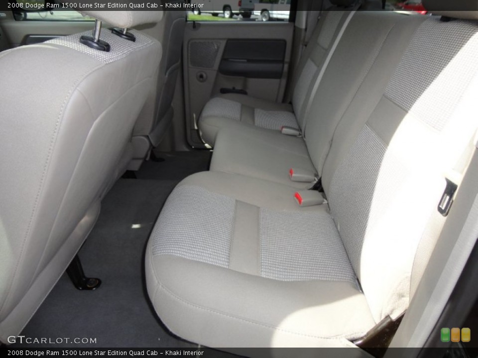 Khaki Interior Photo for the 2008 Dodge Ram 1500 Lone Star Edition Quad Cab #54495098
