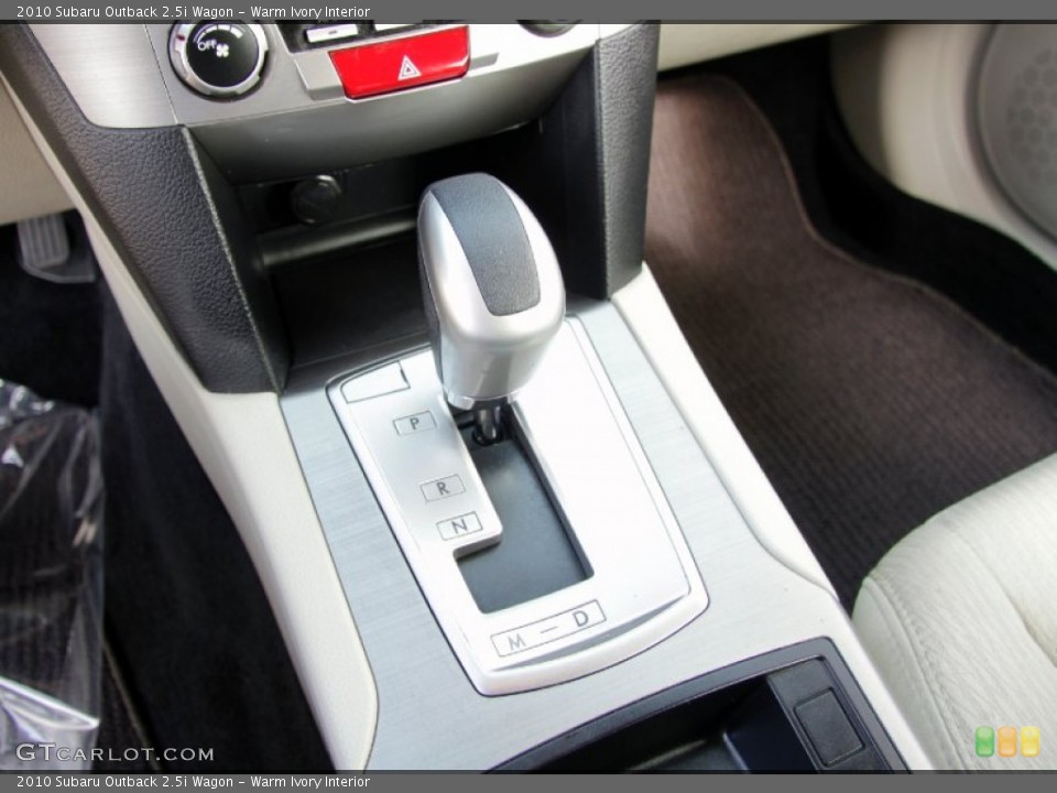 Warm Ivory Interior Transmission for the 2010 Subaru Outback 2.5i Wagon #54497192