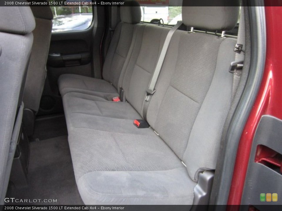 Ebony Interior Photo for the 2008 Chevrolet Silverado 1500 LT Extended Cab 4x4 #54498446
