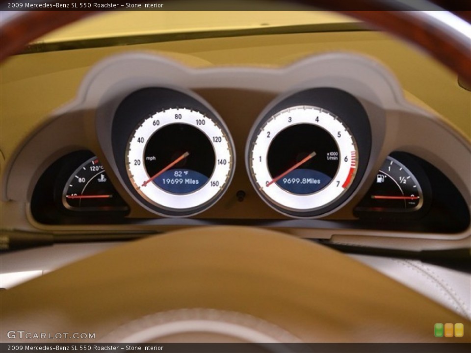 Stone Interior Gauges for the 2009 Mercedes-Benz SL 550 Roadster #54501464