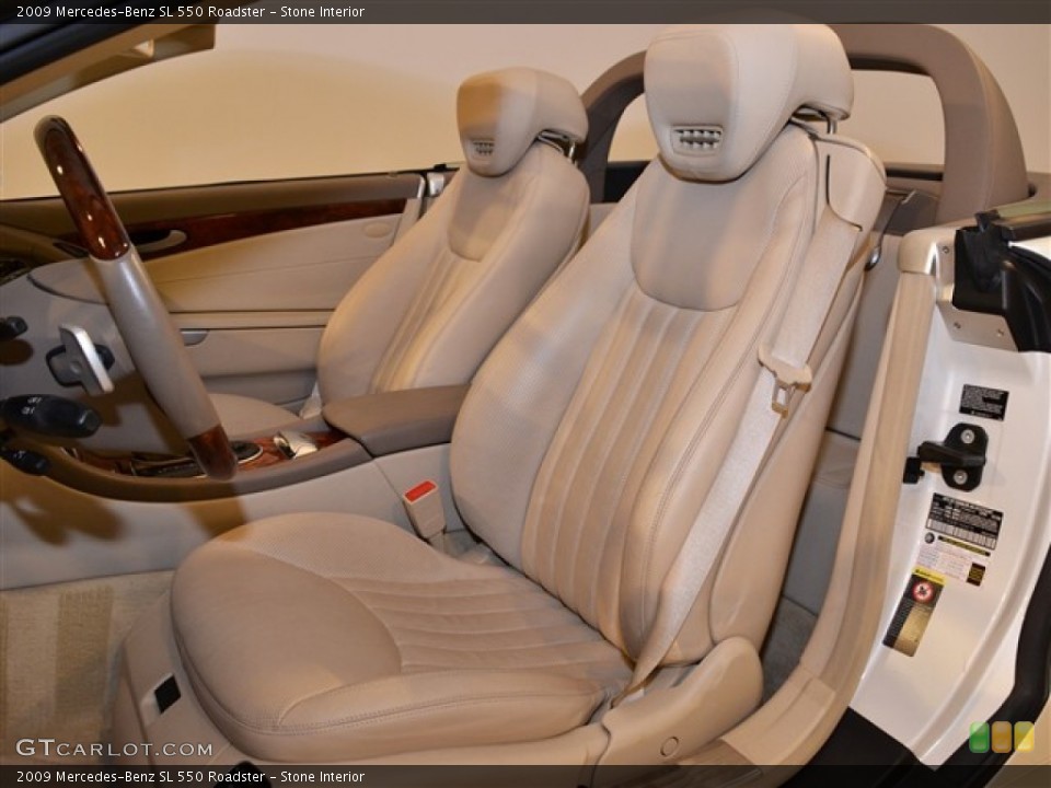 Stone Interior Photo for the 2009 Mercedes-Benz SL 550 Roadster #54501481