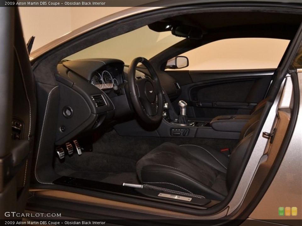 Obsidian Black Interior Photo for the 2009 Aston Martin DBS Coupe #54501665