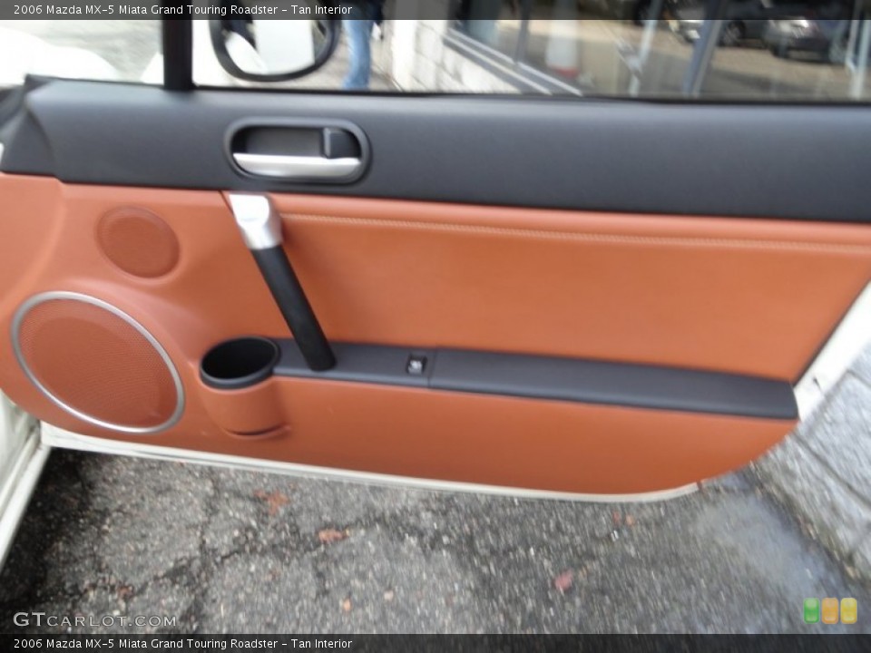 Tan Interior Door Panel for the 2006 Mazda MX-5 Miata Grand Touring Roadster #54501686