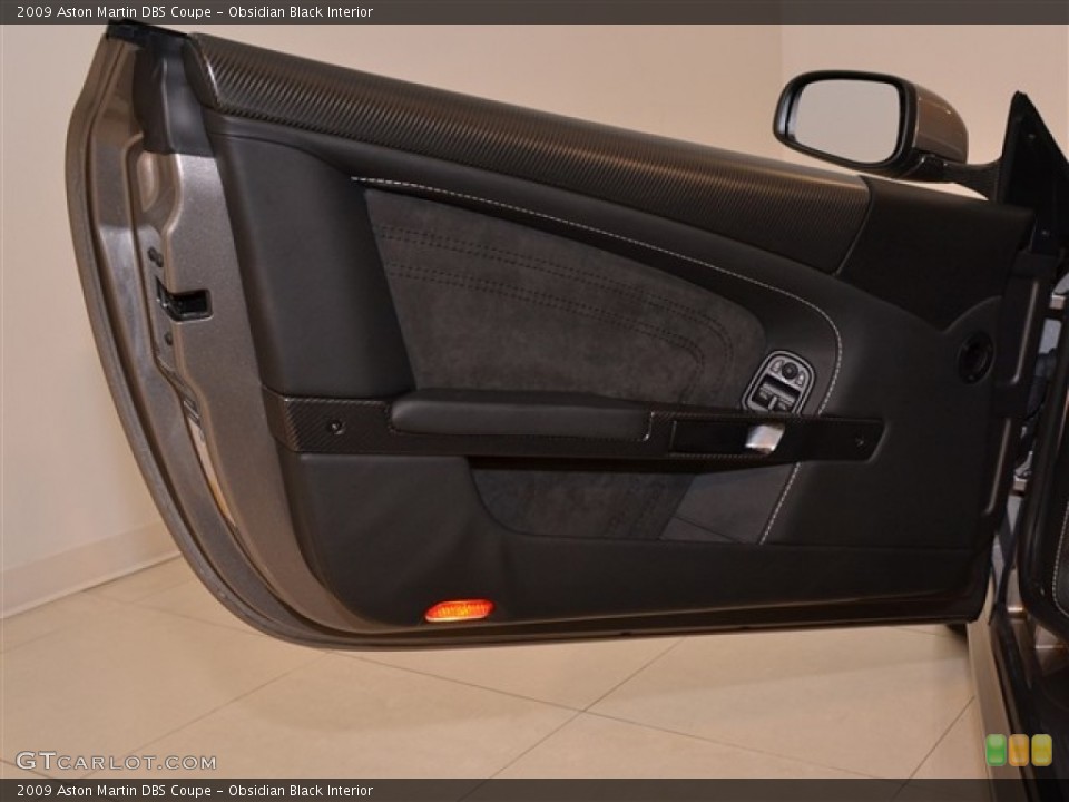 Obsidian Black Interior Door Panel for the 2009 Aston Martin DBS Coupe #54501701