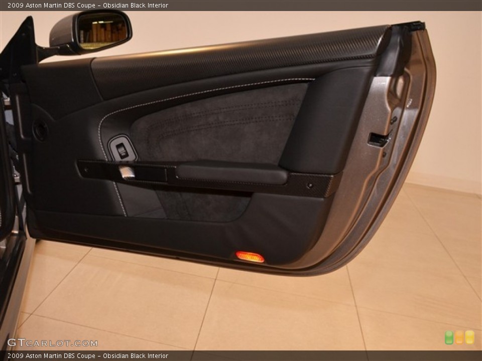 Obsidian Black Interior Door Panel for the 2009 Aston Martin DBS Coupe #54501709