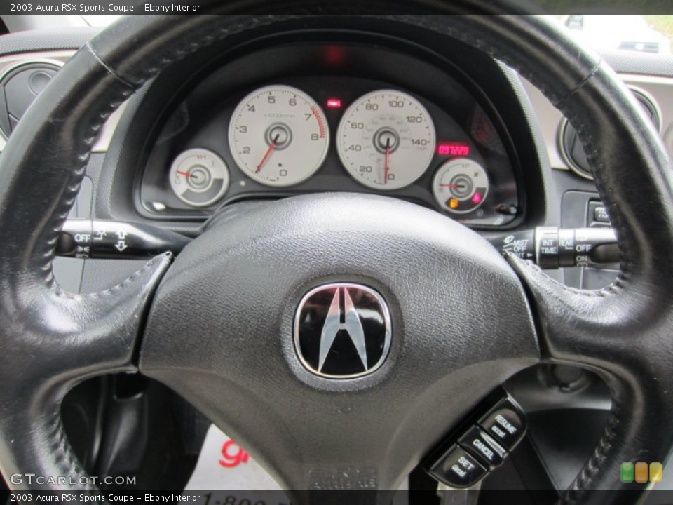 Ebony Interior Steering Wheel for the 2003 Acura RSX Sports Coupe #54501899