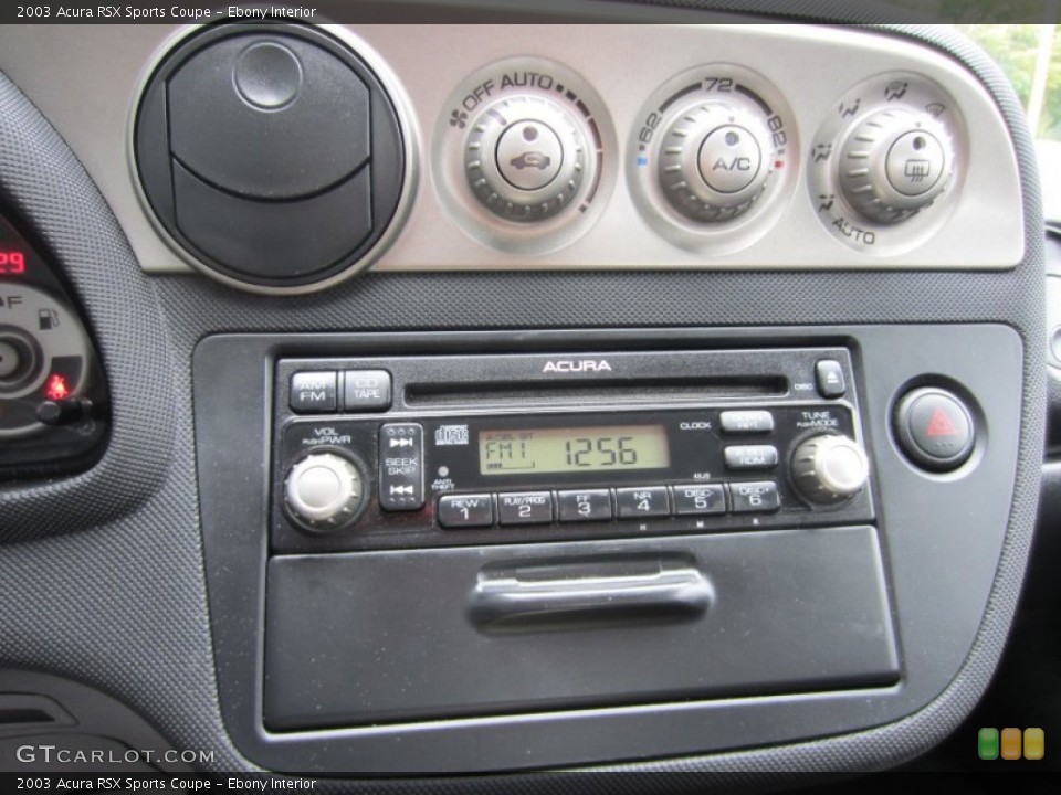 Ebony Interior Controls for the 2003 Acura RSX Sports Coupe #54501917