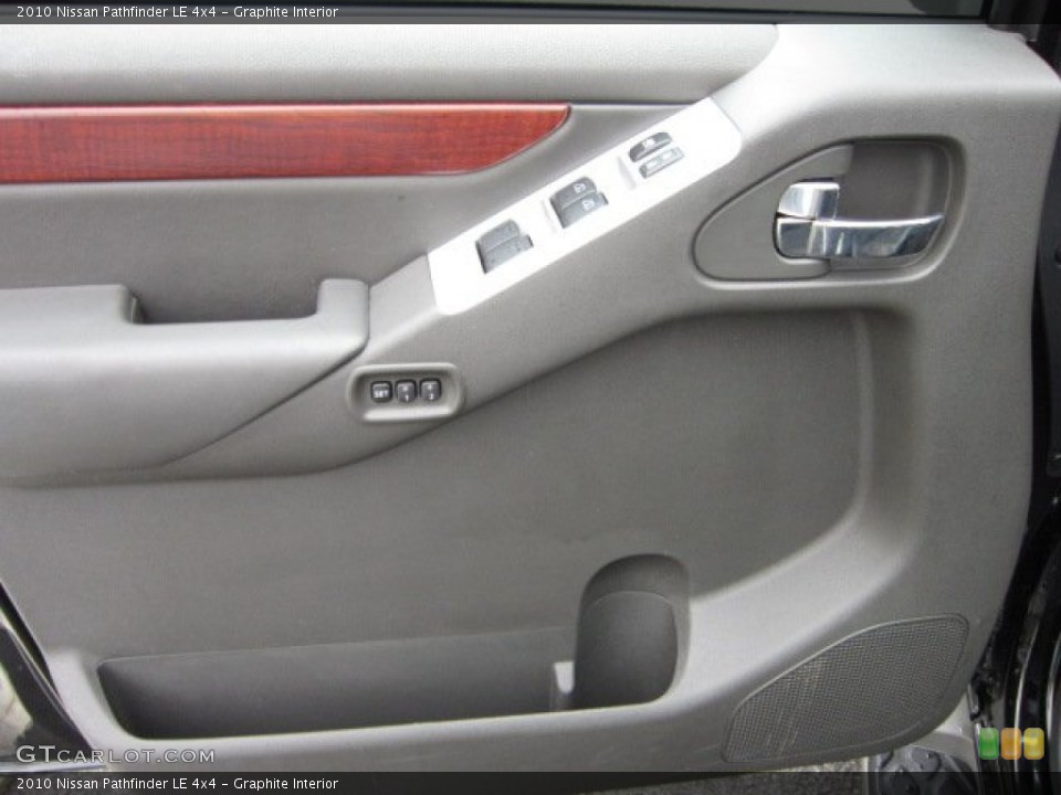Graphite Interior Door Panel for the 2010 Nissan Pathfinder LE 4x4 #54502034