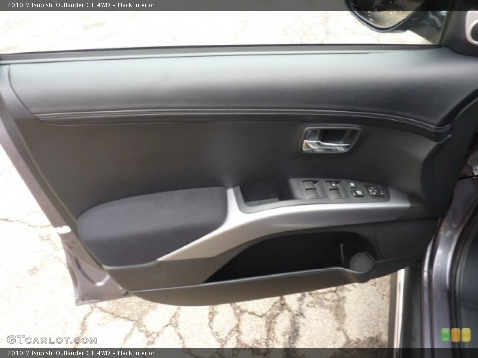 Black Interior Door Panel for the 2010 Mitsubishi Outlander GT 4WD #54503075