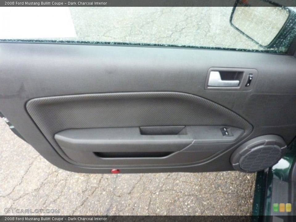Dark Charcoal Interior Door Panel for the 2008 Ford Mustang Bullitt Coupe #54504257