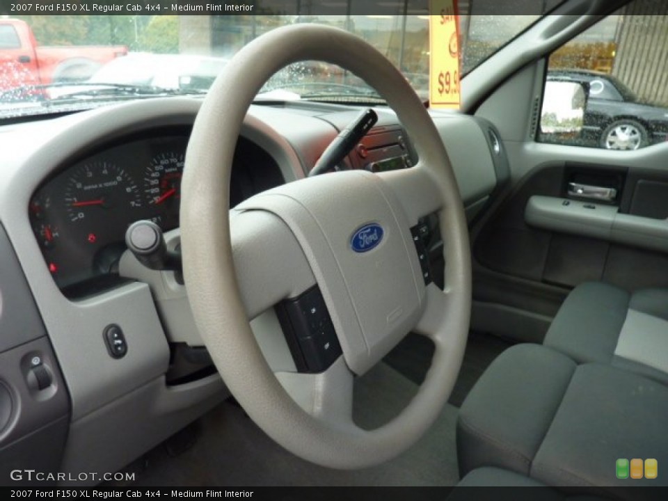 Medium Flint Interior Steering Wheel for the 2007 Ford F150 XL Regular Cab 4x4 #54504311