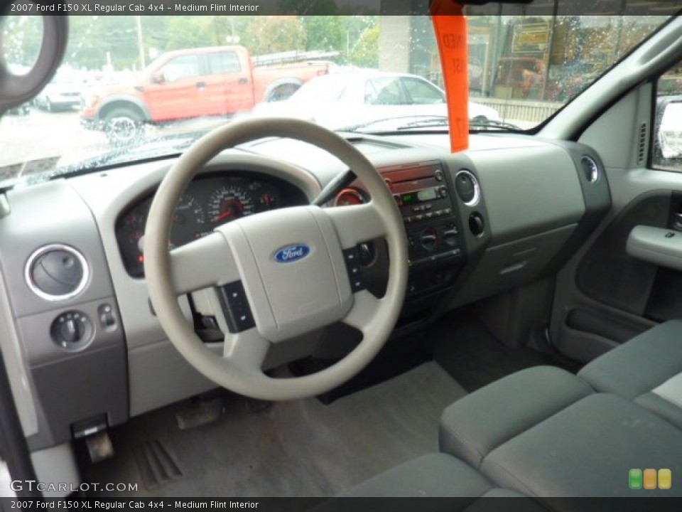 Medium Flint Interior Dashboard for the 2007 Ford F150 XL Regular Cab 4x4 #54504314