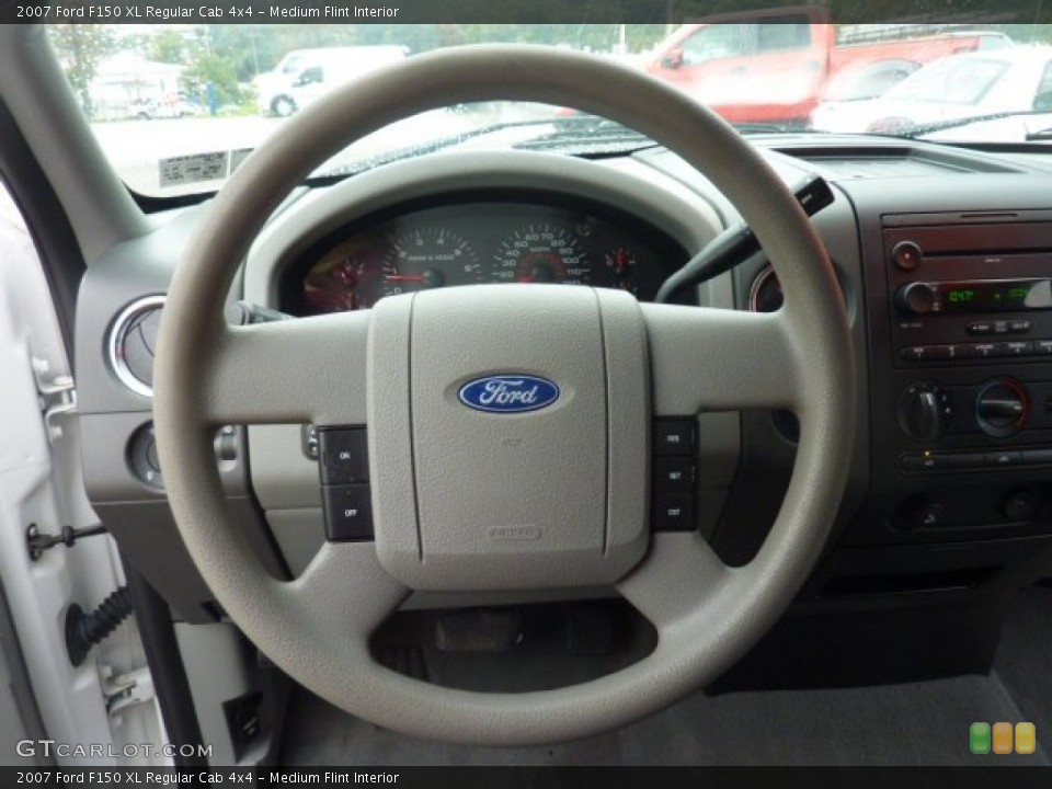 Medium Flint Interior Steering Wheel for the 2007 Ford F150 XL Regular Cab 4x4 #54504320