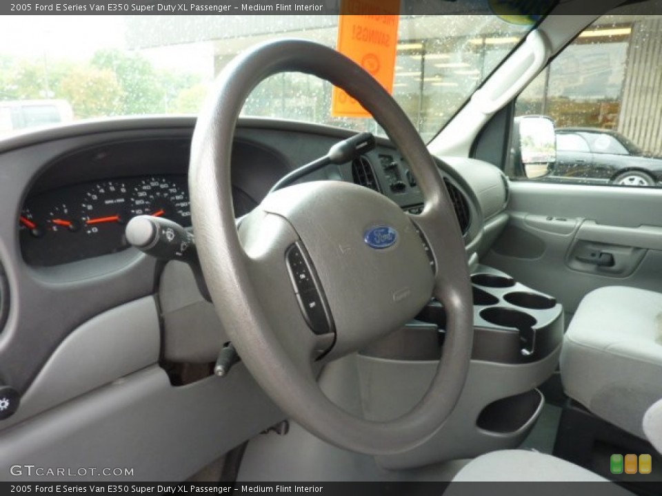 Medium Flint Interior Steering Wheel for the 2005 Ford E Series Van E350 Super Duty XL Passenger #54504371