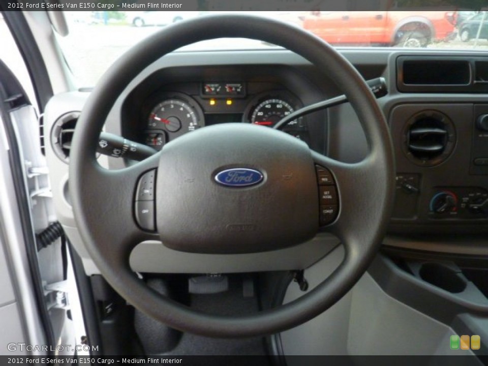Medium Flint Interior Steering Wheel for the 2012 Ford E Series Van E150 Cargo #54504980