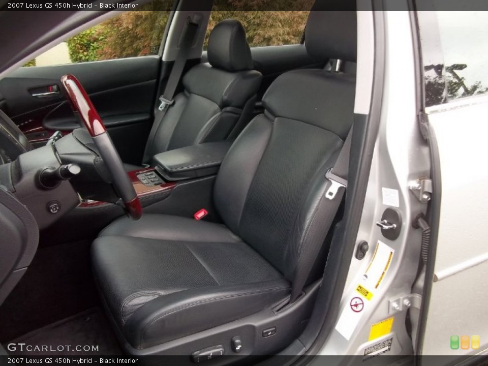 Black Interior Photo for the 2007 Lexus GS 450h Hybrid #54505841