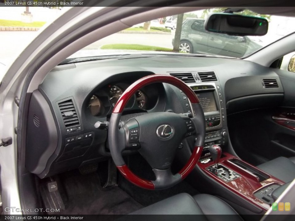 Black Interior Dashboard for the 2007 Lexus GS 450h Hybrid #54505844