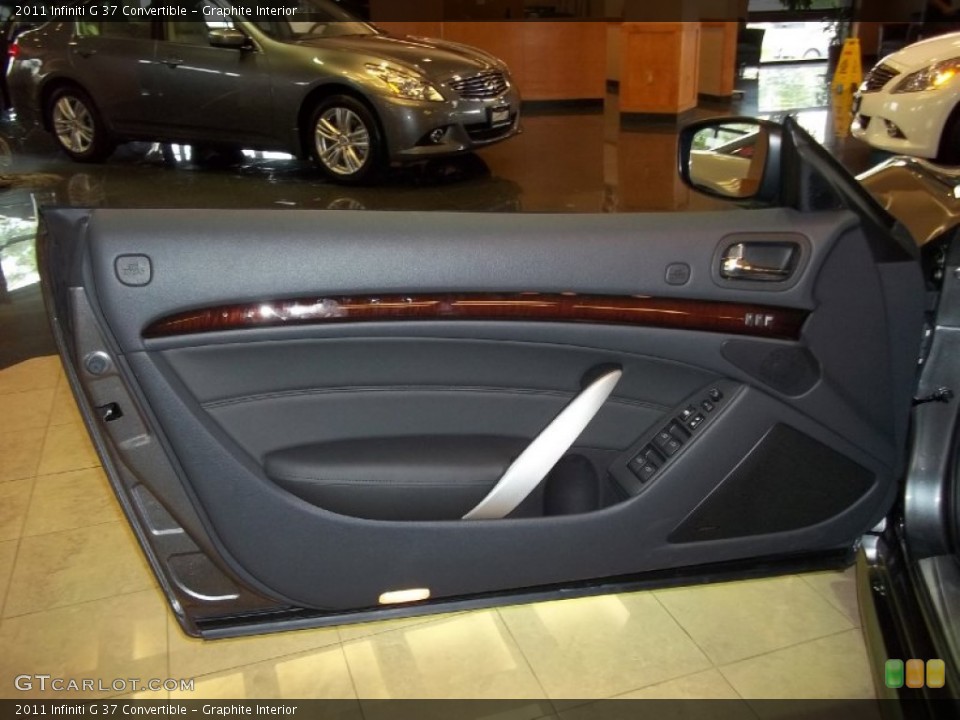 Graphite Interior Door Panel for the 2011 Infiniti G 37 Convertible #54505988