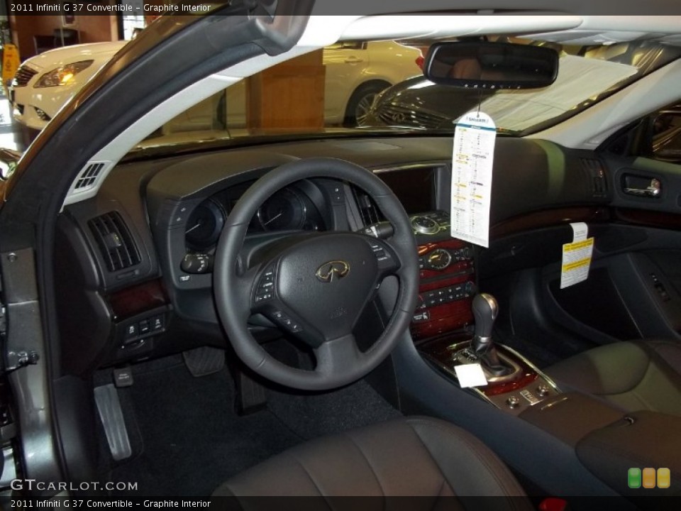 Graphite Interior Dashboard for the 2011 Infiniti G 37 Convertible #54505994
