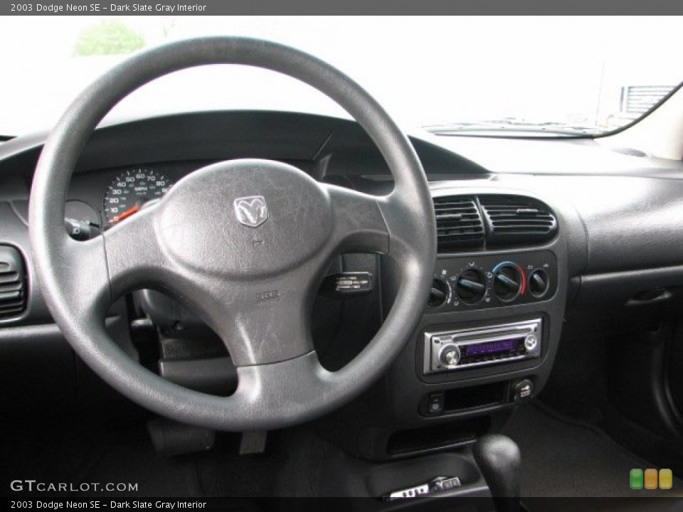Dark Slate Gray Interior Dashboard for the 2003 Dodge Neon SE #54507074