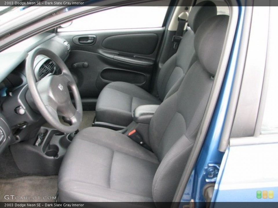 Dark Slate Gray Interior Photo for the 2003 Dodge Neon SE #54507077