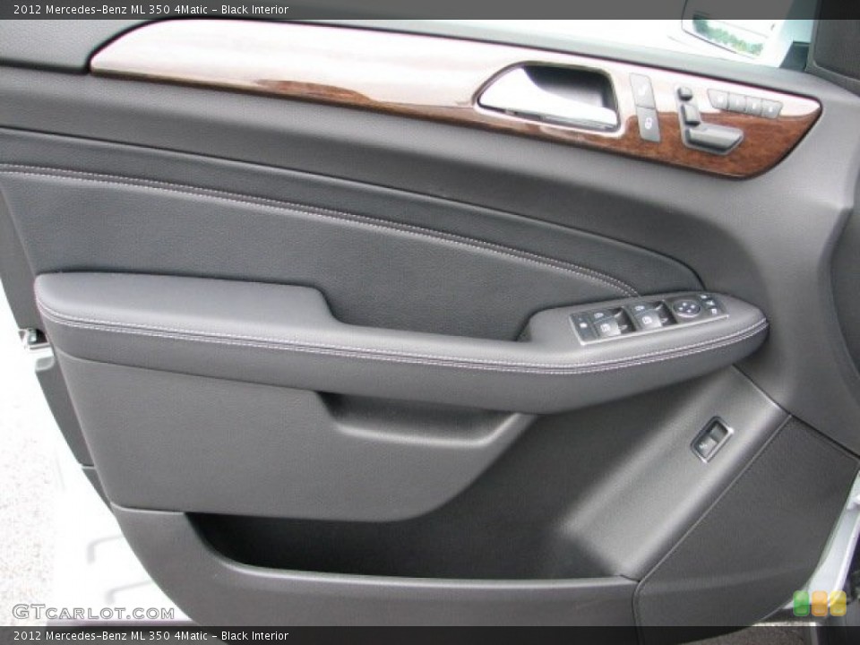 Black Interior Door Panel for the 2012 Mercedes-Benz ML 350 4Matic #54507149