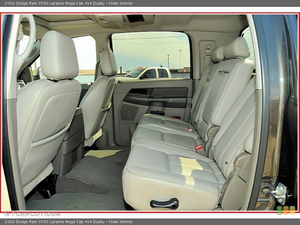 Khaki Interior Photo for the 2009 Dodge Ram 3500 Laramie Mega Cab 4x4 Dually #54507218