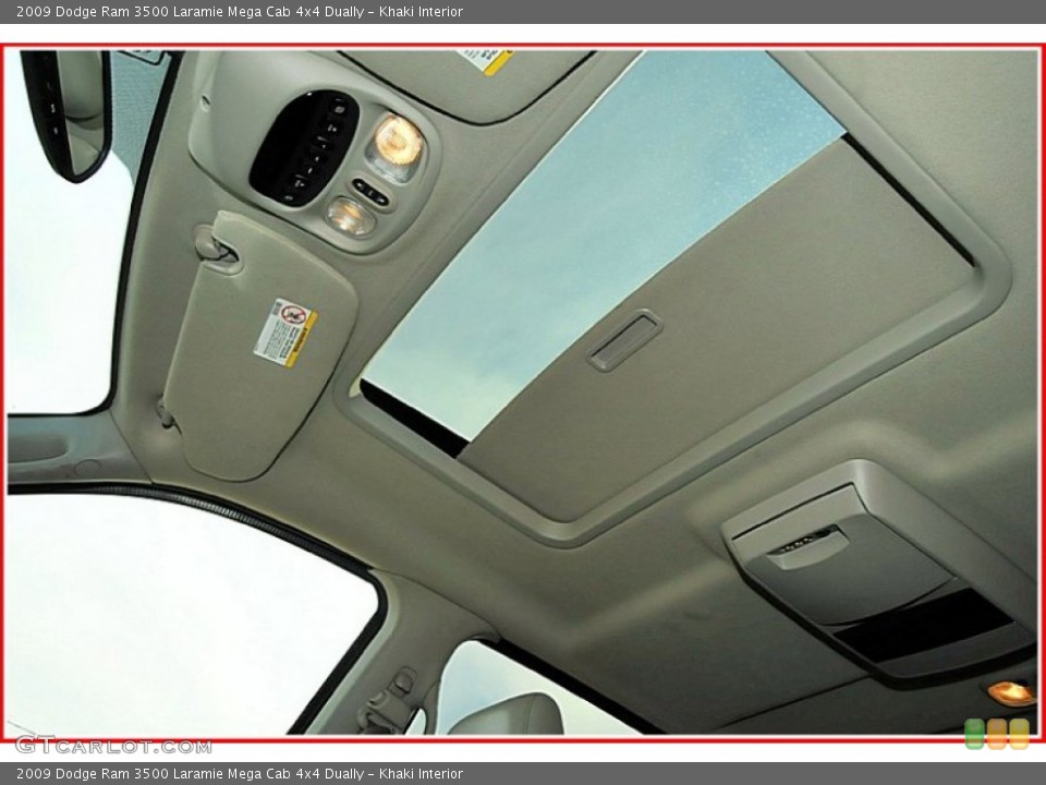 Khaki Interior Sunroof for the 2009 Dodge Ram 3500 Laramie Mega Cab 4x4 Dually #54507230