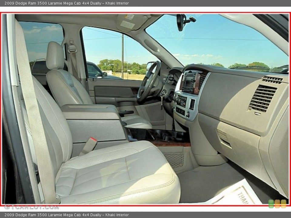 Khaki Interior Photo for the 2009 Dodge Ram 3500 Laramie Mega Cab 4x4 Dually #54507236