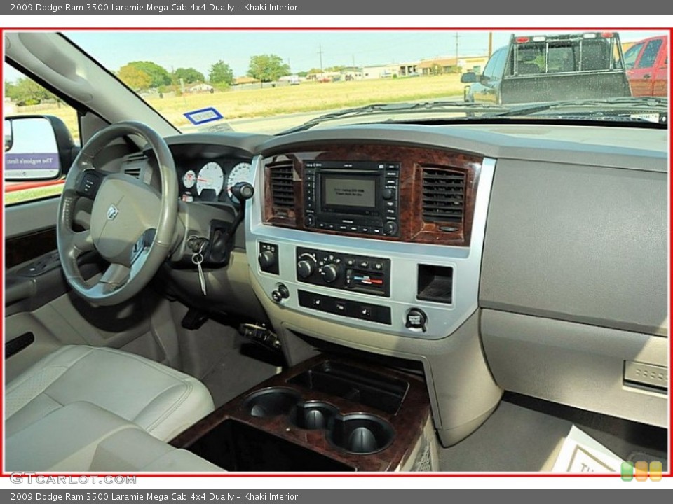 Khaki Interior Dashboard for the 2009 Dodge Ram 3500 Laramie Mega Cab 4x4 Dually #54507248