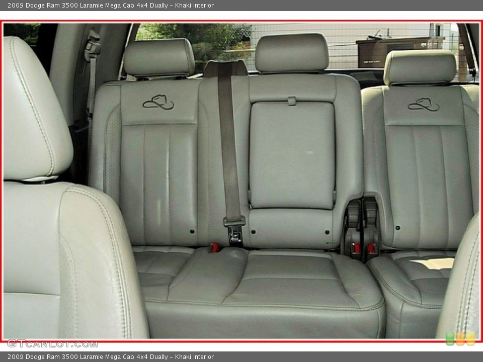 Khaki Interior Photo for the 2009 Dodge Ram 3500 Laramie Mega Cab 4x4 Dually #54507281