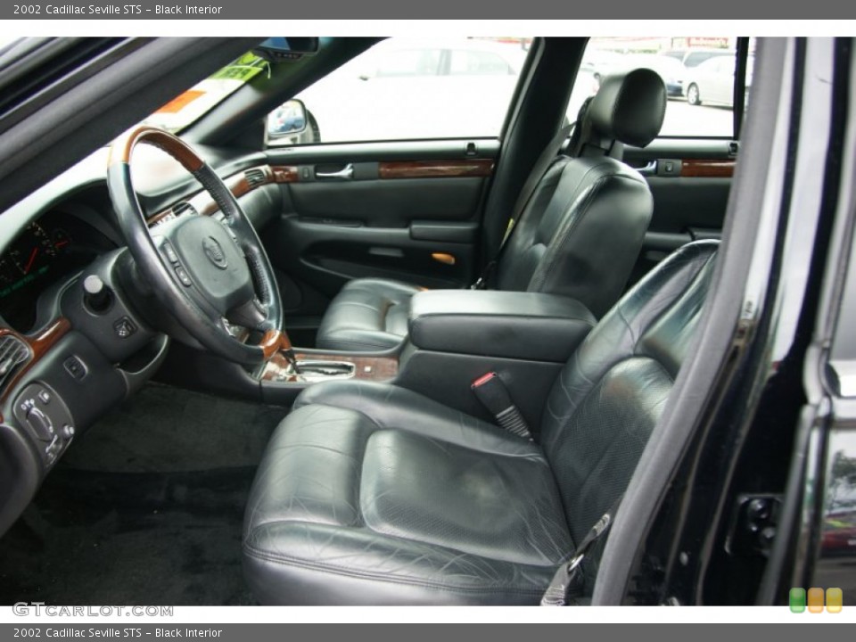Black Interior Photo for the 2002 Cadillac Seville STS #54509708
