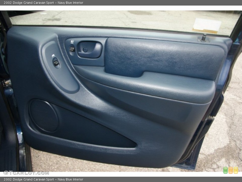 Navy Blue Interior Door Panel for the 2002 Dodge Grand Caravan Sport #54510165