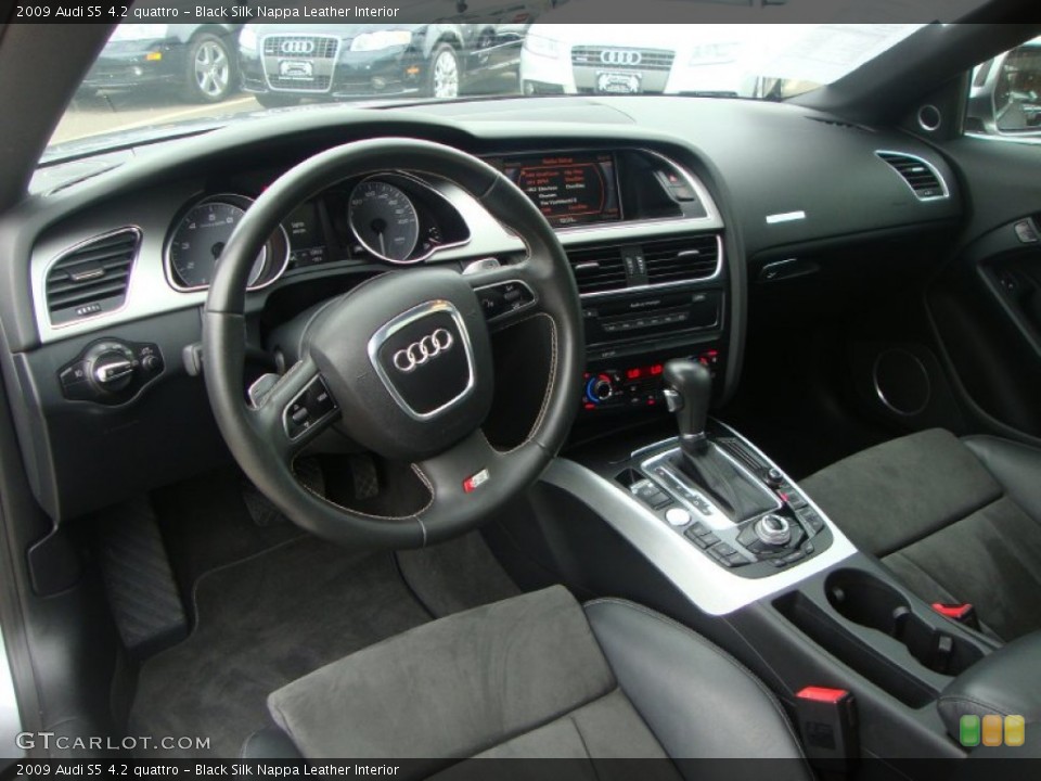 Black Silk Nappa Leather Interior Photo for the 2009 Audi S5 4.2 quattro #54511772