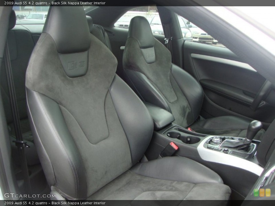 Black Silk Nappa Leather Interior Photo for the 2009 Audi S5 4.2 quattro #54511784