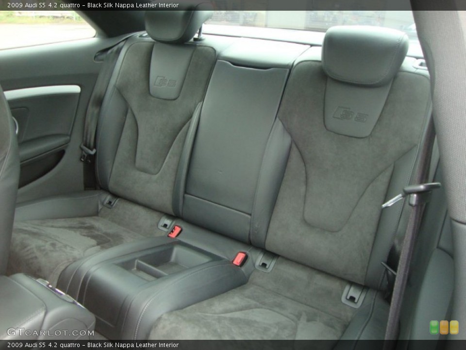 Black Silk Nappa Leather Interior Photo for the 2009 Audi S5 4.2 quattro #54511817
