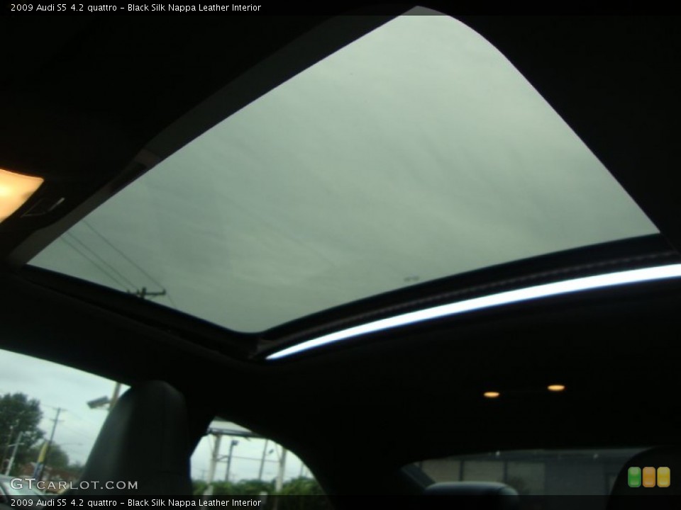 Black Silk Nappa Leather Interior Sunroof for the 2009 Audi S5 4.2 quattro #54511994